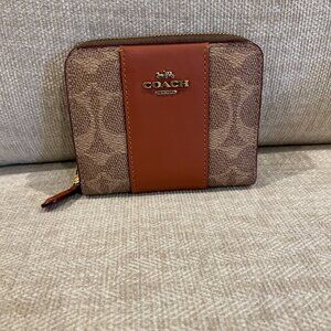 Coach Brown and Tan Wallet